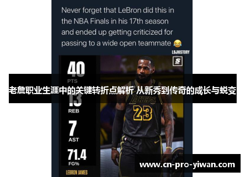 老詹职业生涯中的关键转折点解析 从新秀到传奇的成长与蜕变 老詹职业生涯中的关键转折点解析 从新秀到传奇的成长与蜕变
